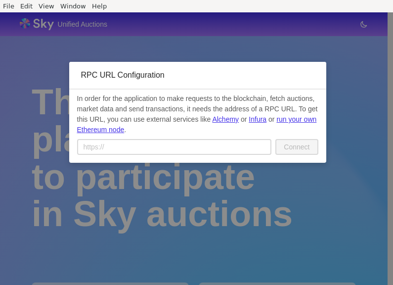 Screenshot of Unified.Auctions.UI