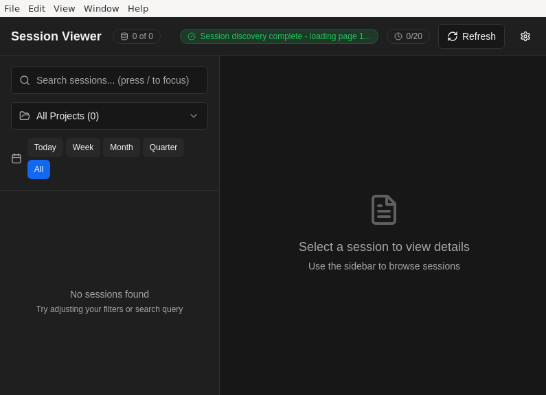 Screenshot of Universal_Session_Viewer