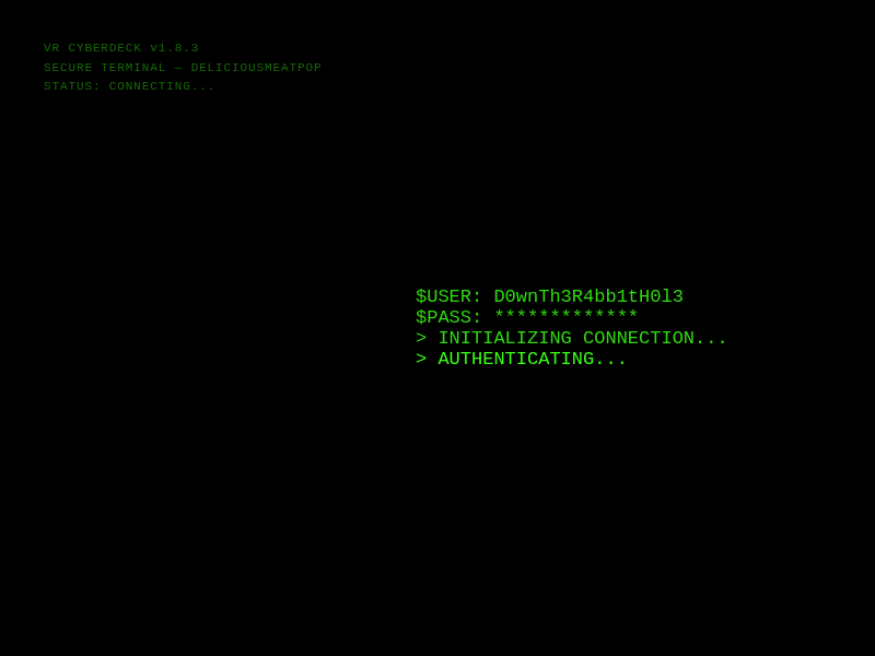 Screenshot of VRCD