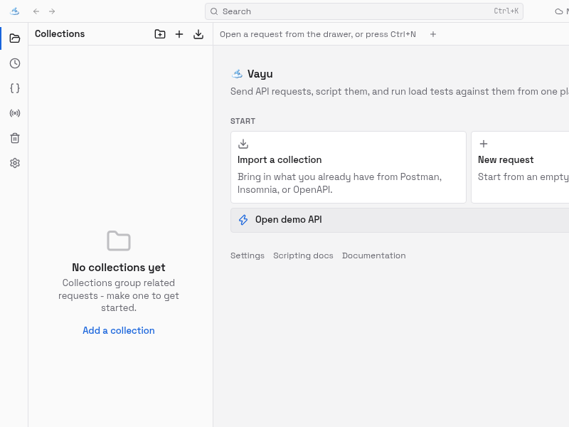 Screenshot of Vayu
