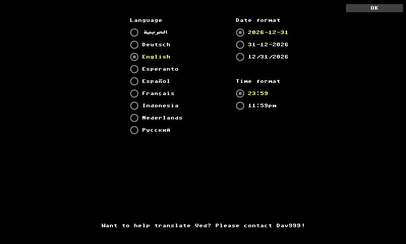 Screenshot of Ved