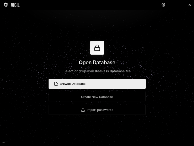 Screenshot of Vigil