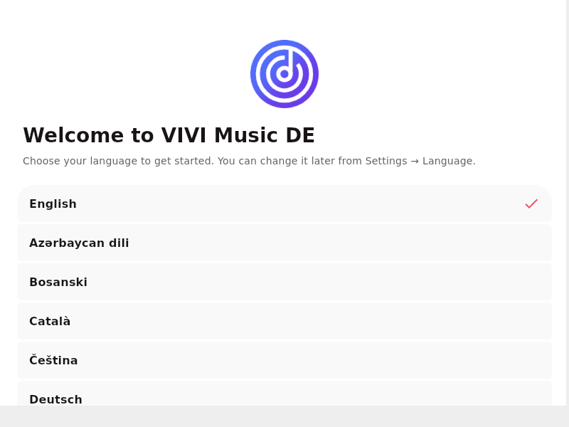 Screenshot of Vivi_Music_DE