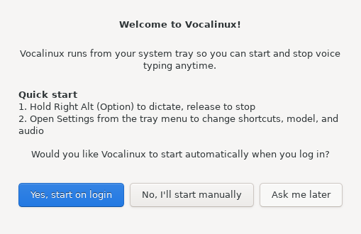 Screenshot of Voca