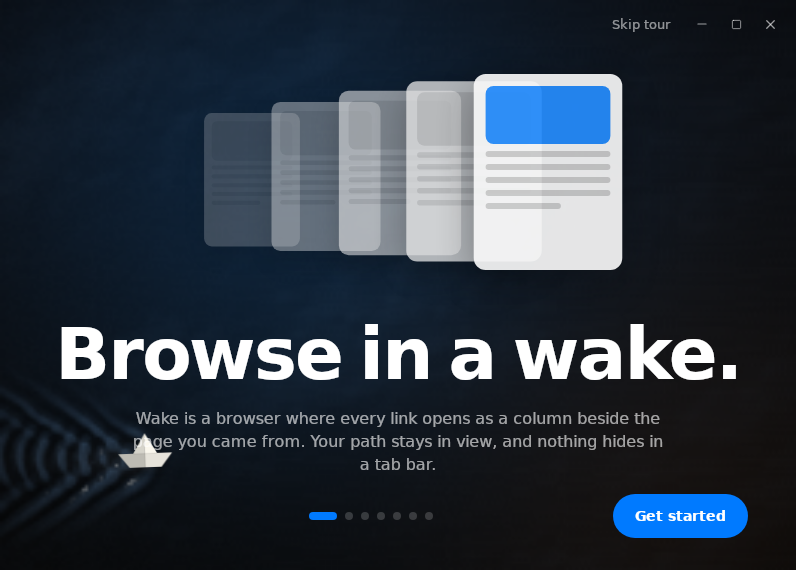 Screenshot of Wake