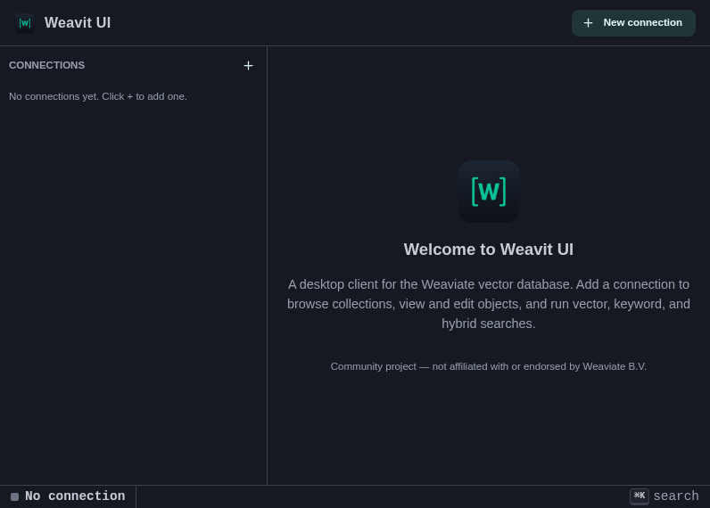 Screenshot of Weavit_UI