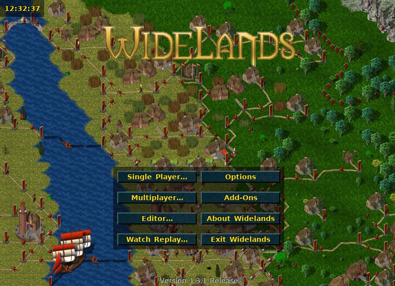 Screenshot of Widelands