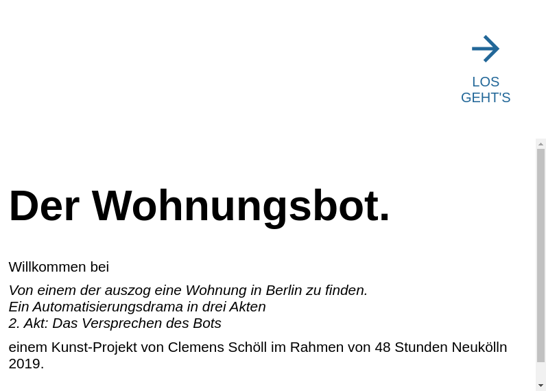 Screenshot of Wohnungsbot