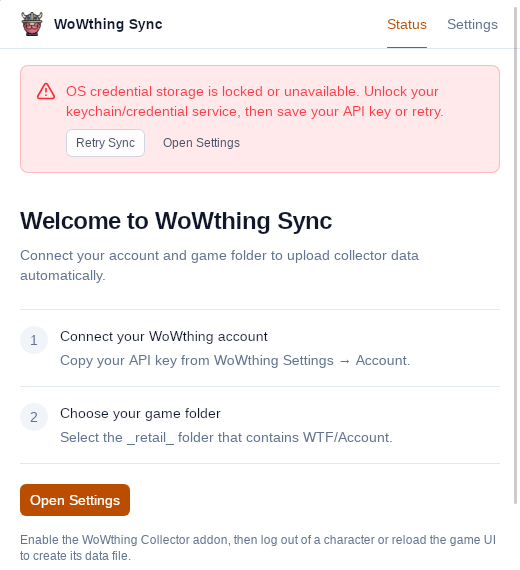 Screenshot of Wowthing_Sync