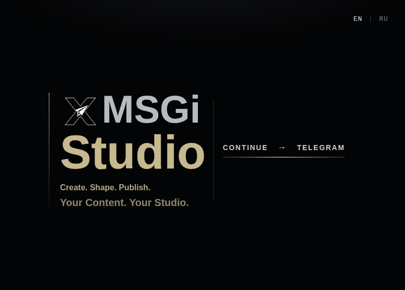 Screenshot of XMSGi_Studio