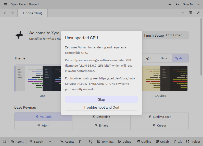 Screenshot of Xyra