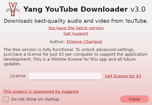 Screenshot of YangDownloader-3.0