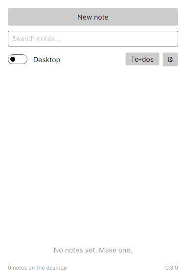 Screenshot of YappyNotes