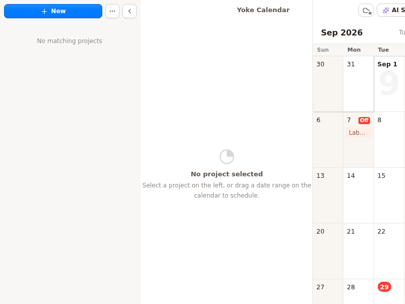 Screenshot of Yoke_Calendar