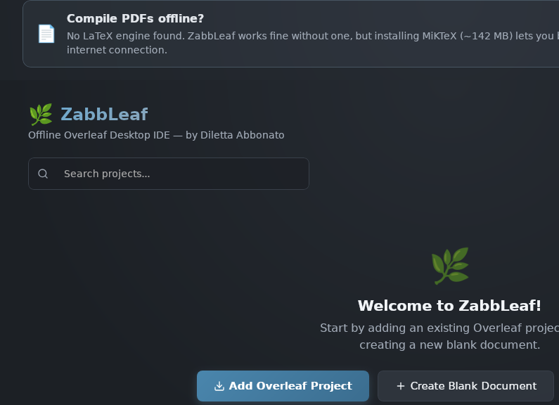 Screenshot of ZabbLeaf
