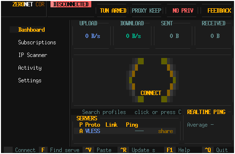 Screenshot of ZeroNet