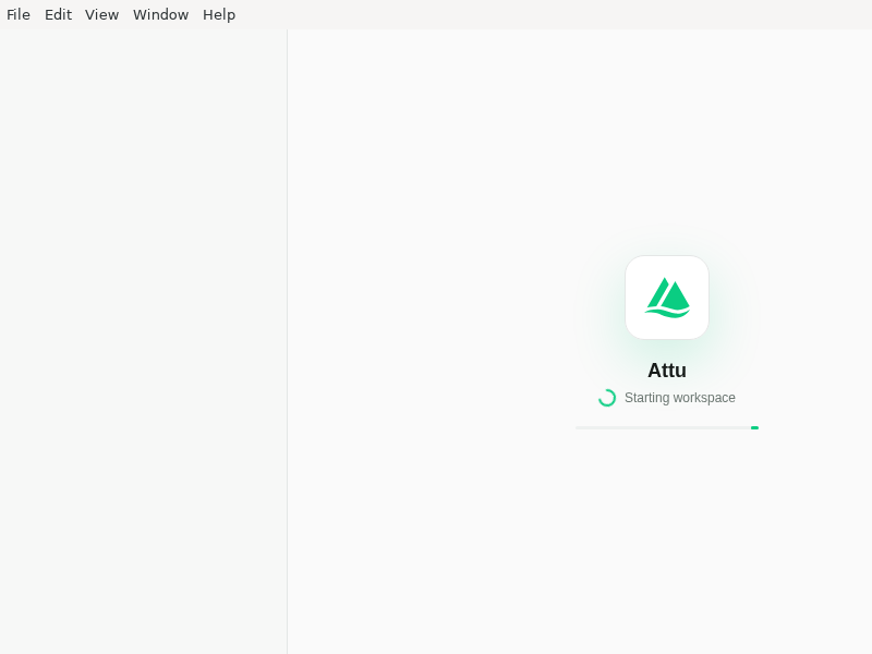 Screenshot of attu
