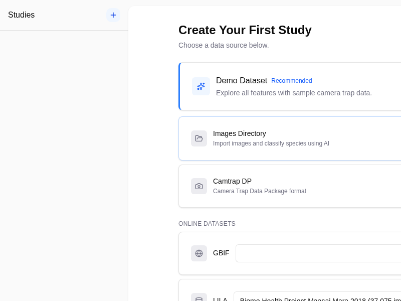 Screenshot of biowatch