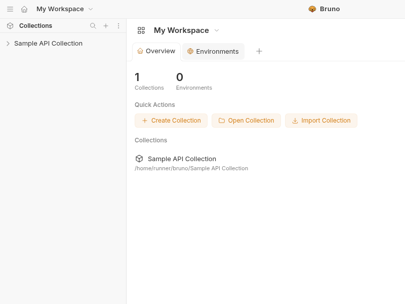 Screenshot of bruno-nightly-builds