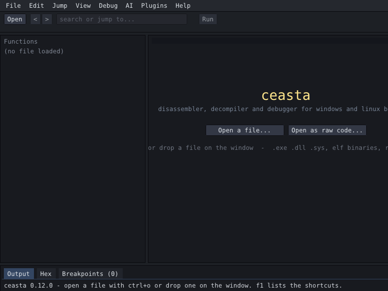 Screenshot of ceasta