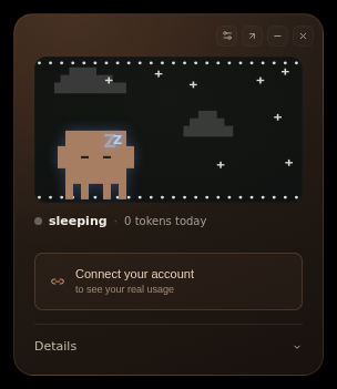 Screenshot of claude-usage-monitor