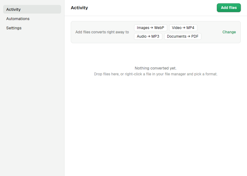 Screenshot of convt