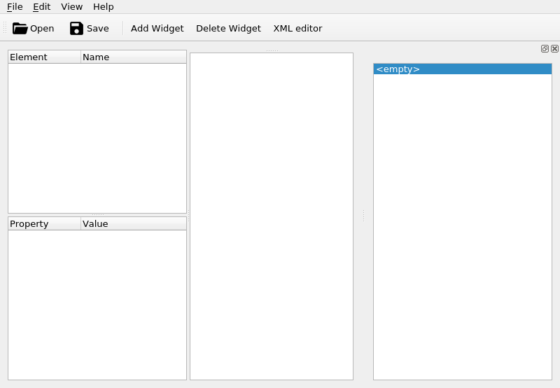 Screenshot of e2designer