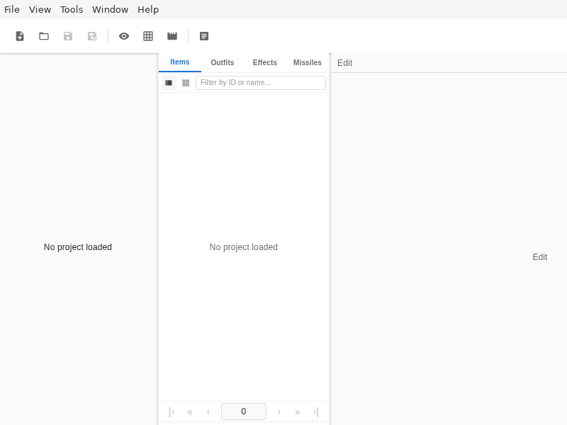 Screenshot of electron-object-builder