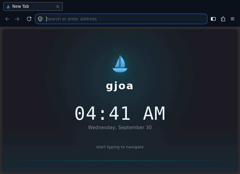 Screenshot of gjoa