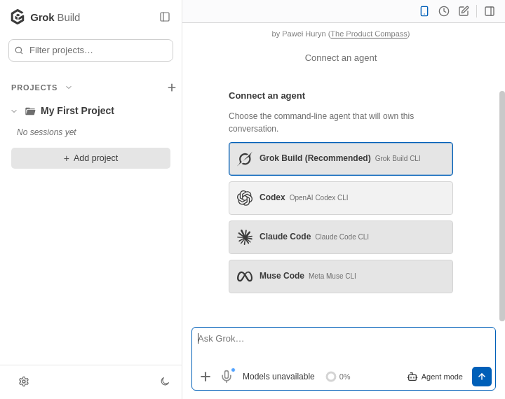 Screenshot of grok-build-vscode