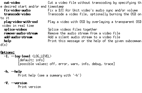 Screenshot of hd_fpv_video_tool