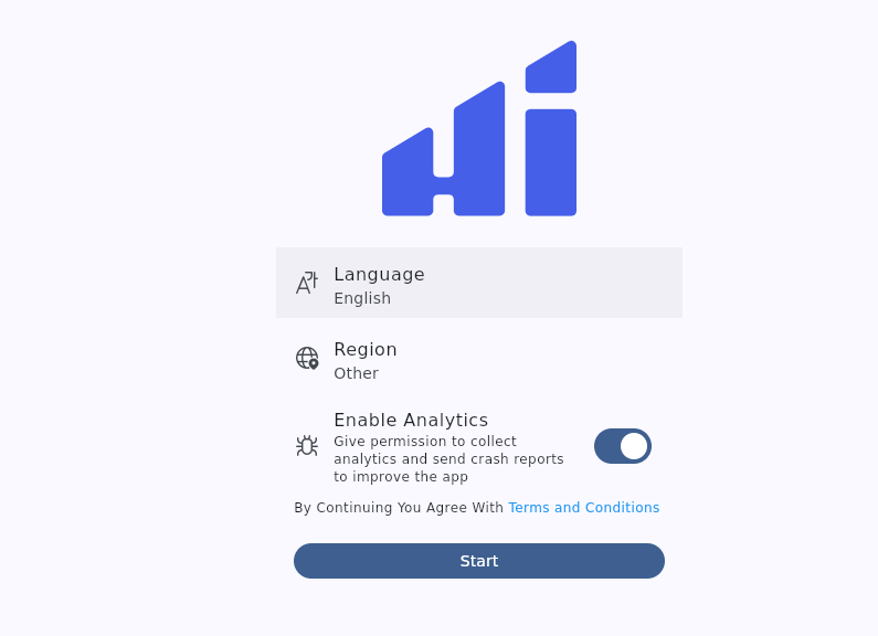 Screenshot of hiddify