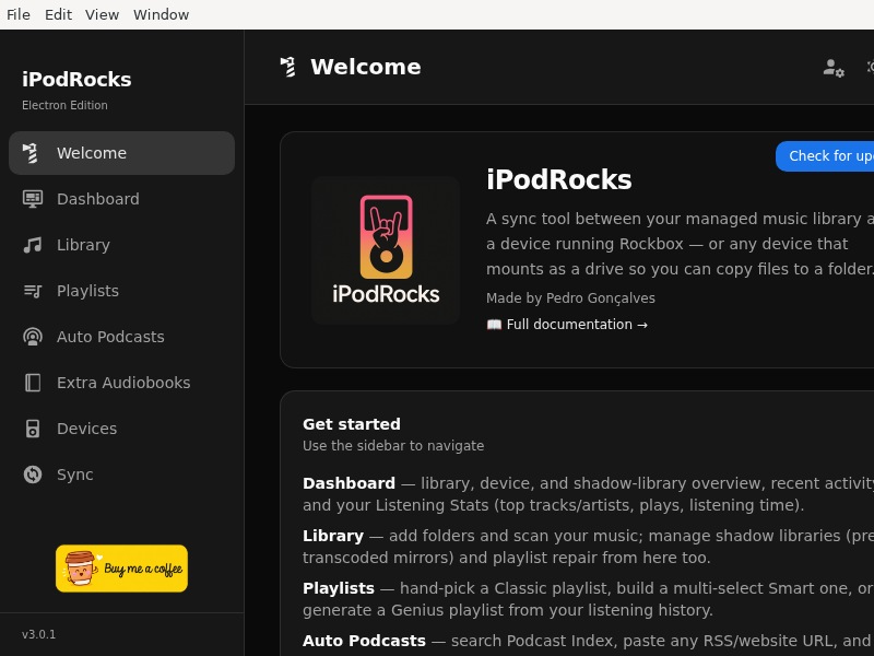 Screenshot of ipodrocks-js