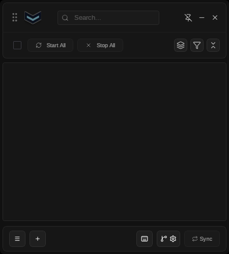 Screenshot of kftray