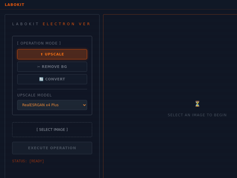 Screenshot of labokit-electron