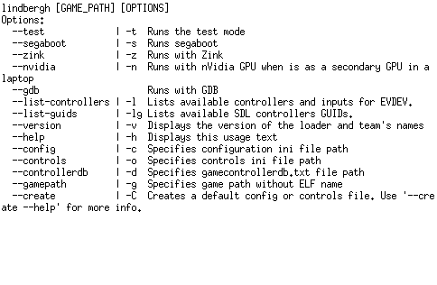 Screenshot of lindbergh-loader