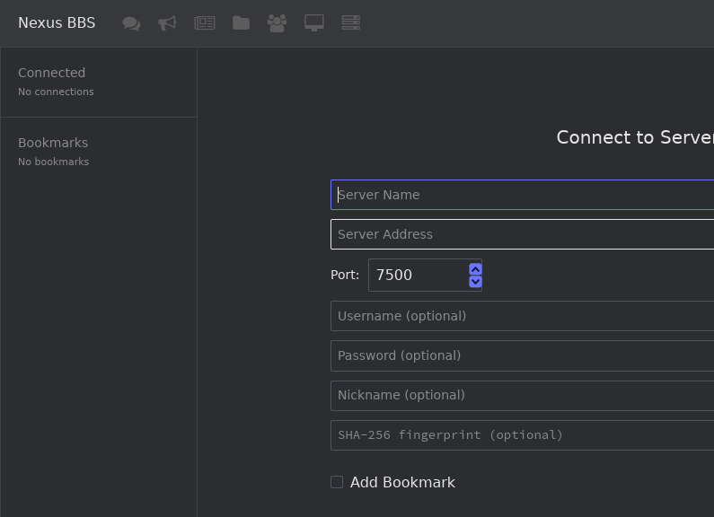 Screenshot of nexus