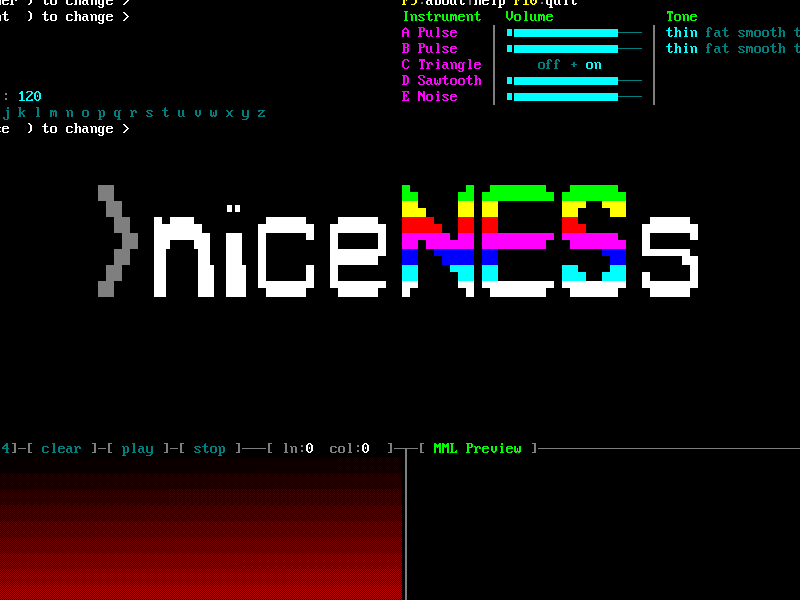 Screenshot of niceNESs