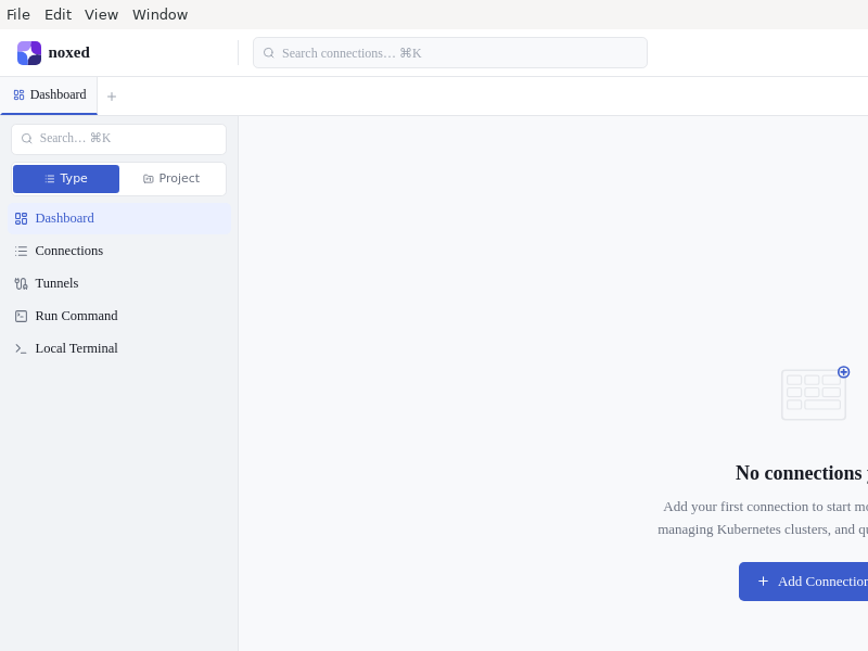 Screenshot of noxed