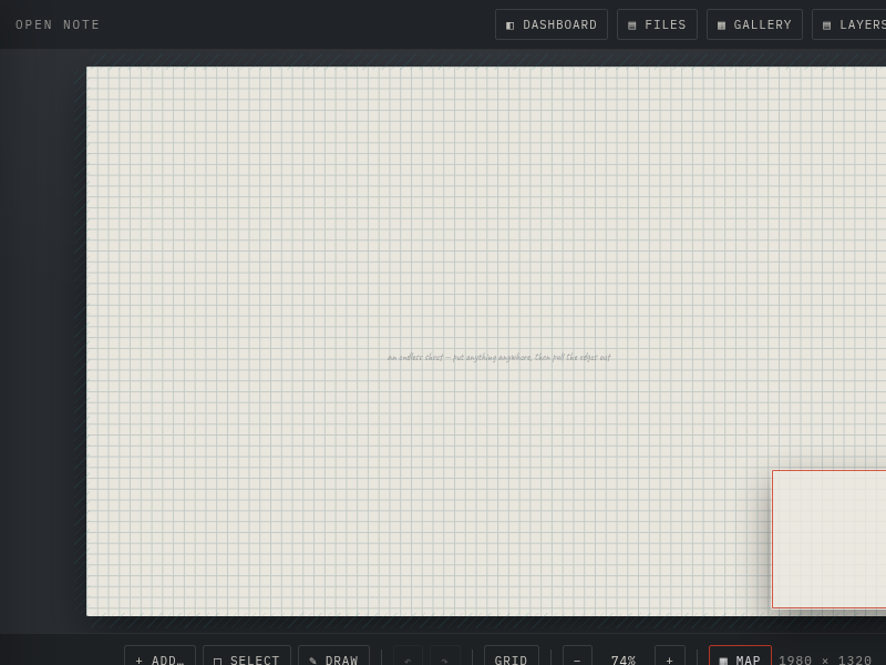 Screenshot of open-note
