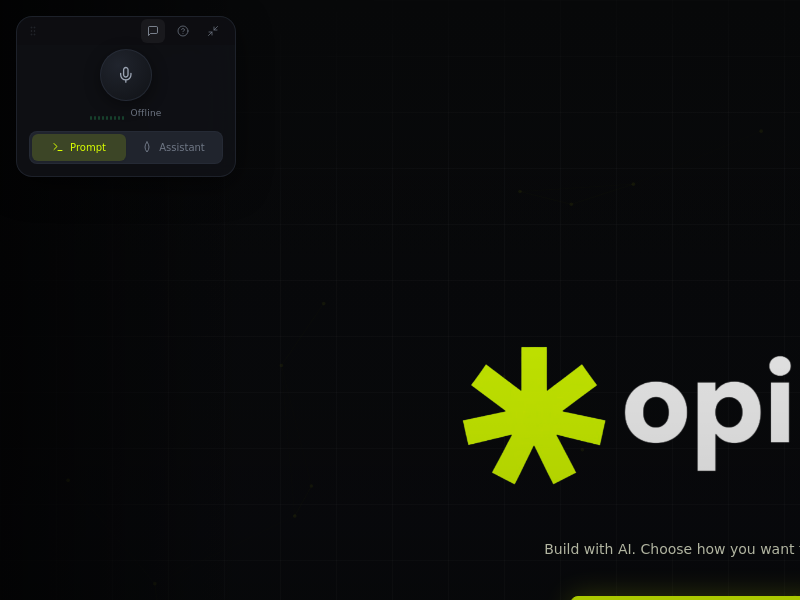 Screenshot of opius-workspace