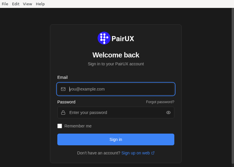 Screenshot of pairux.com