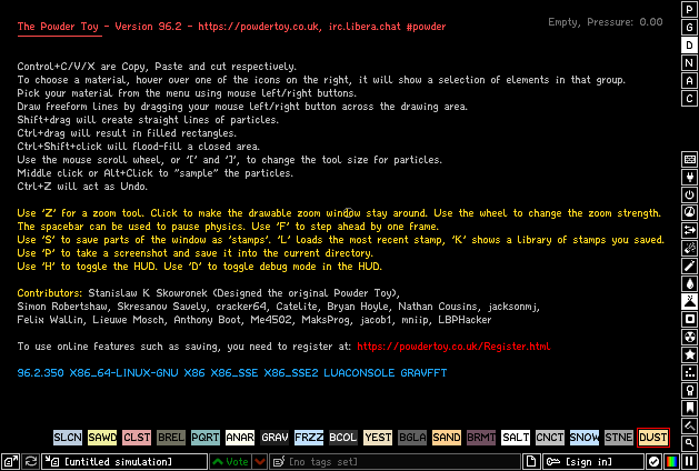 Screenshot of powder_toy