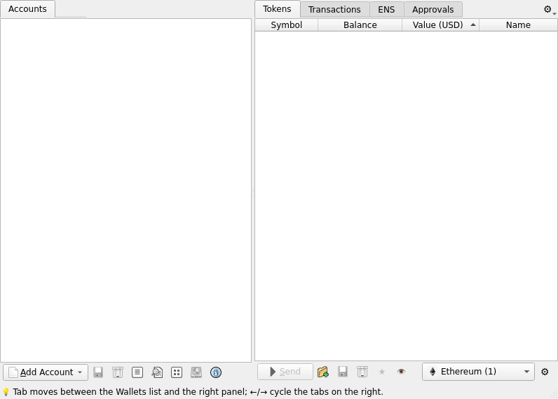 Screenshot of qeth