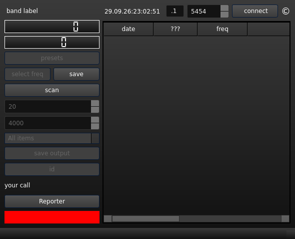 Screenshot of sdrconnect-ft8-module