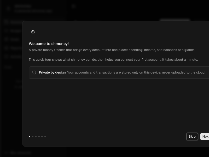 Screenshot of shmoney