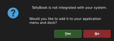 Screenshot of tallybook.yml