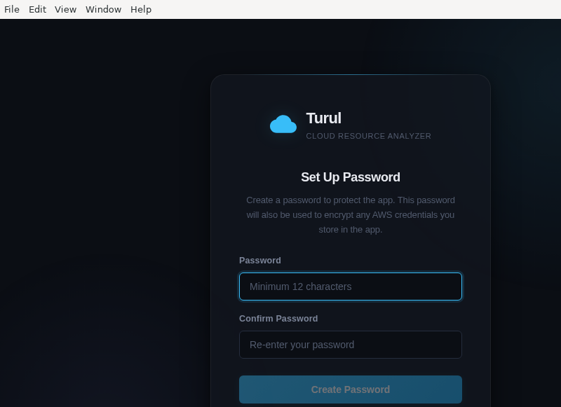 Screenshot of turul-app