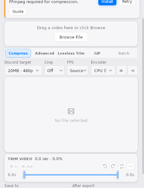 Screenshot of vidcord
