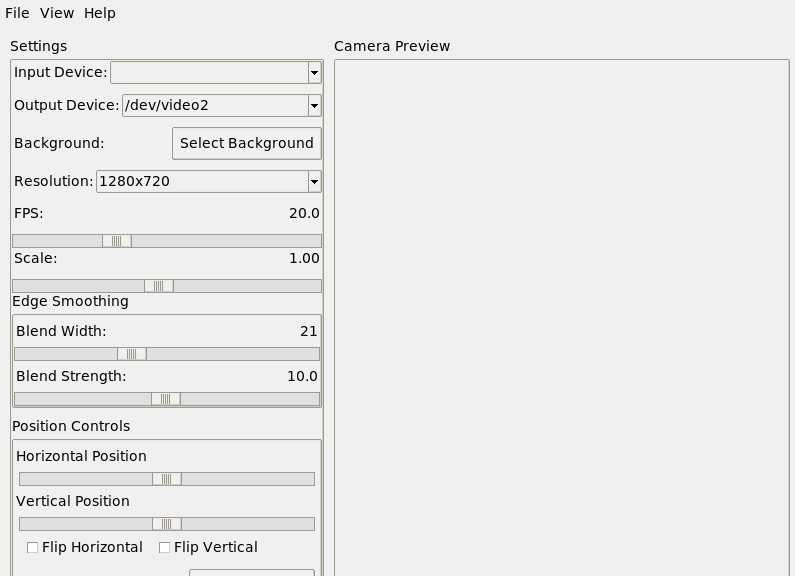 Screenshot of vidmask